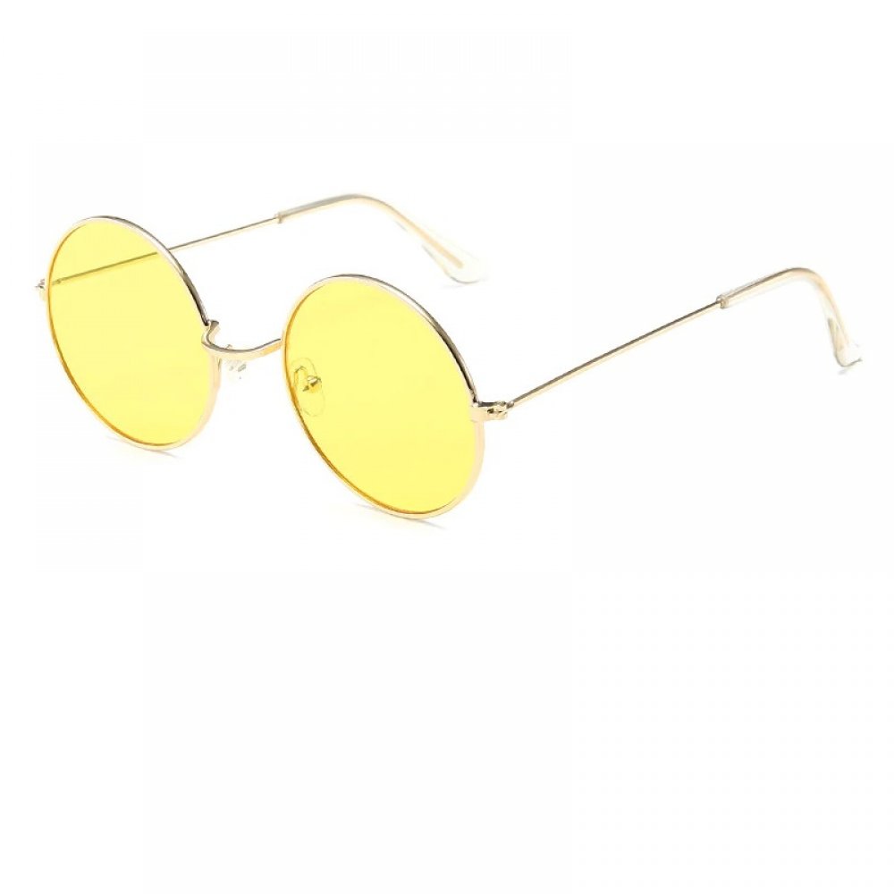 Златна рамка кръгли очила 1 Златна рамка кръгли очила
