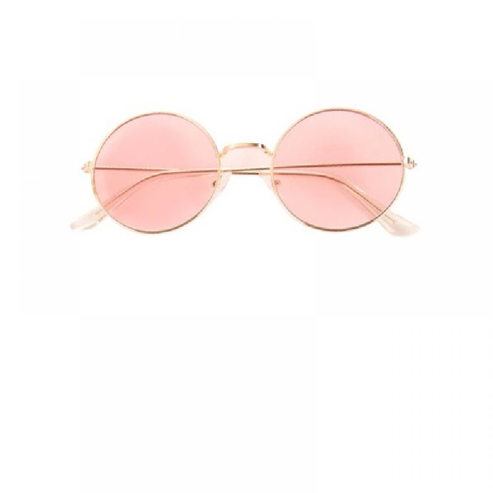 Златни очила с цвят розе стъкла 2 Златни очила с цвят розе стъкла - Image 2
