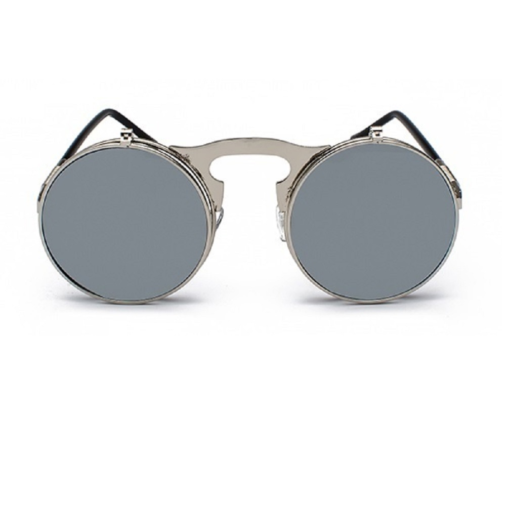 Сребърни огледални очила с капаци 4 Сребърни огледални очила с капаци - Image 4