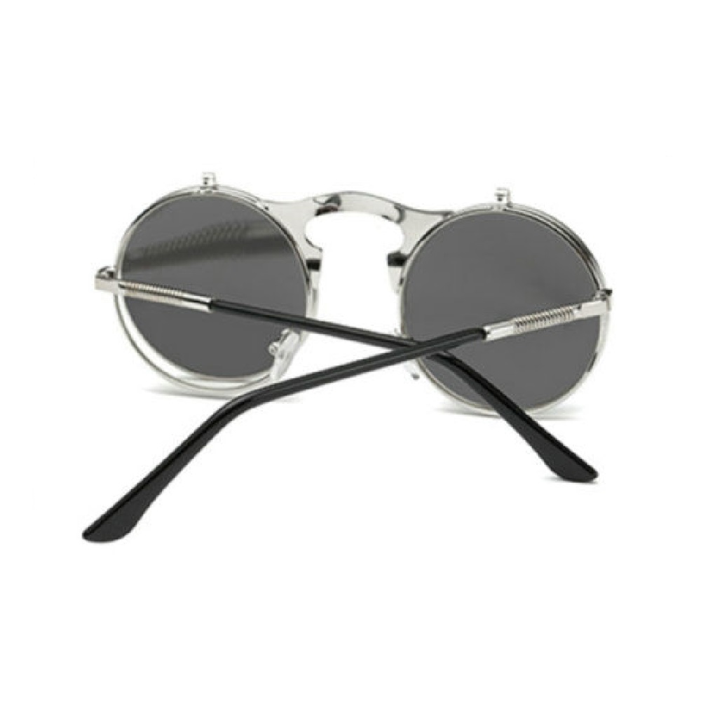 Сребърни огледални очила с капаци 5 Сребърни огледални очила с капаци - Image 5