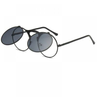 Черни и кръгли двойни очила