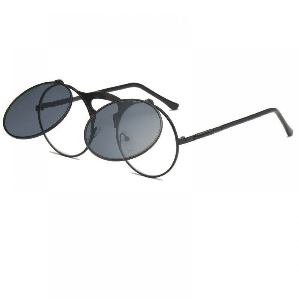 Черни и кръгли двойни очила 1 Черни и кръгли двойни очила