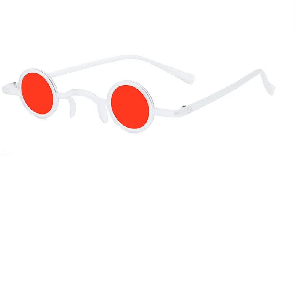 Бяла рамка червени очила 1 Бяла рамка червени очила