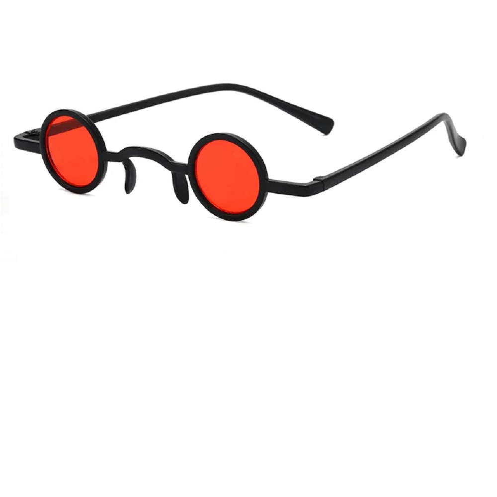 Червени очила 3 сантиметра стъкла 1 Червени очила 3 сантиметра стъкла