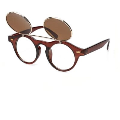 Двойни очила кафяви и прозрачни