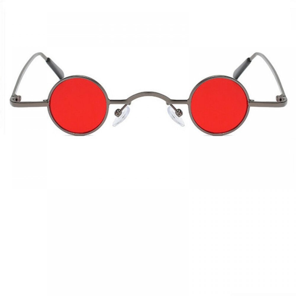 Арт слънчеви кръгли червени очила 3 Арт слънчеви кръгли червени очила
