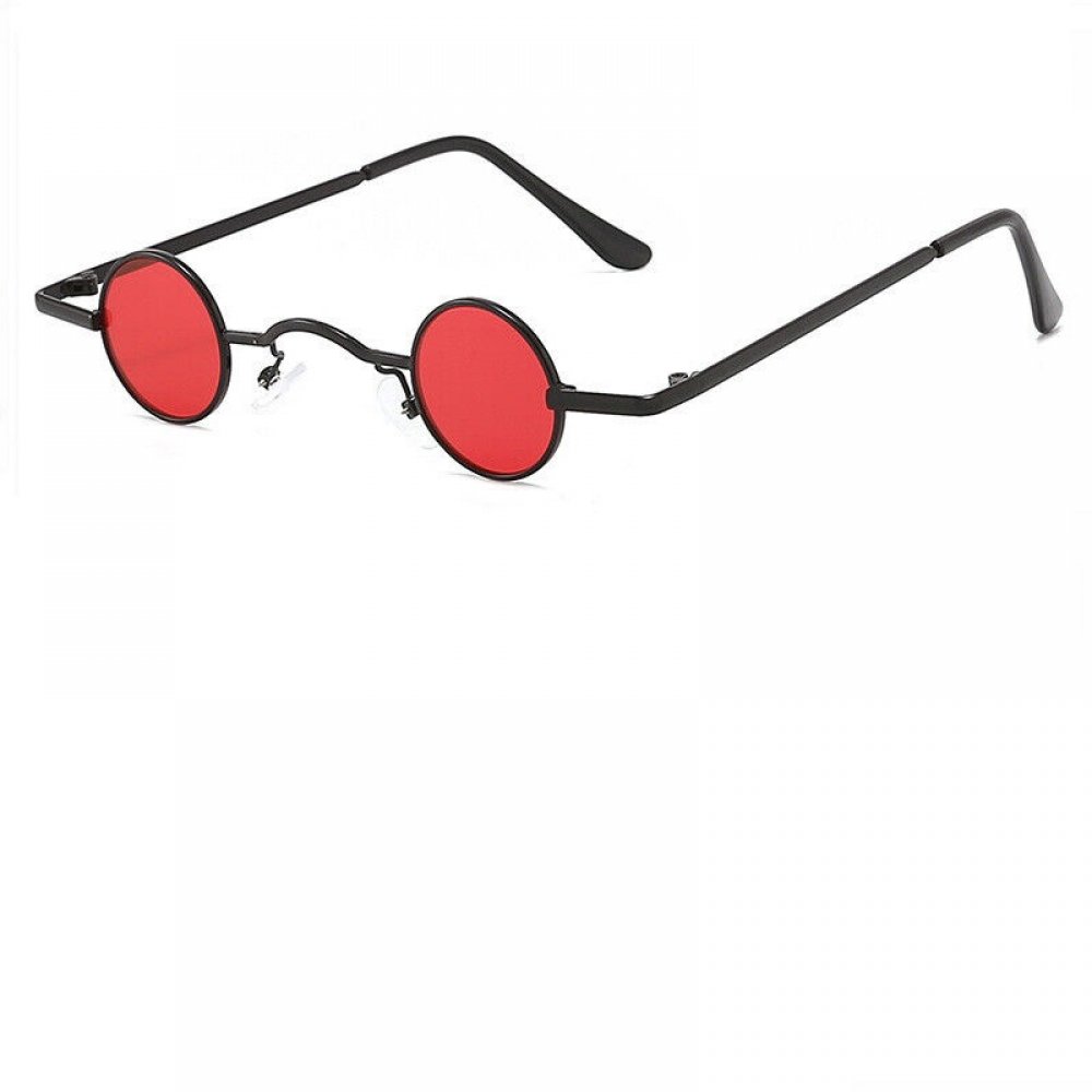 Арт слънчеви кръгли червени очила 1 Арт слънчеви кръгли червени очила
