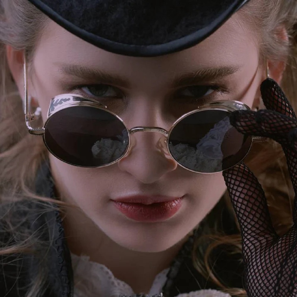 Златни кръгли слънчеви очила 5 Златни кръгли слънчеви очила - Image 5