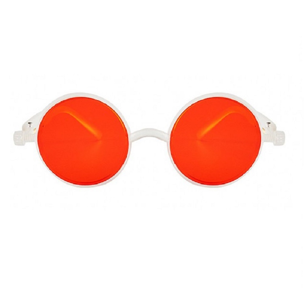Дамски очила кръгли и червени 2 Дамски очила кръгли и червени - Image 2