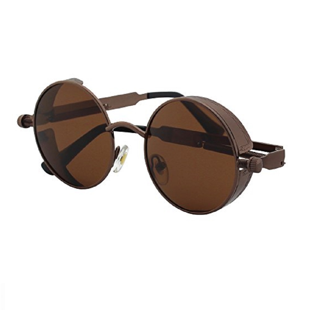 Елегантни кръгли кафяви очила 4 Елегантни кръгли кафяви очила - Image 4