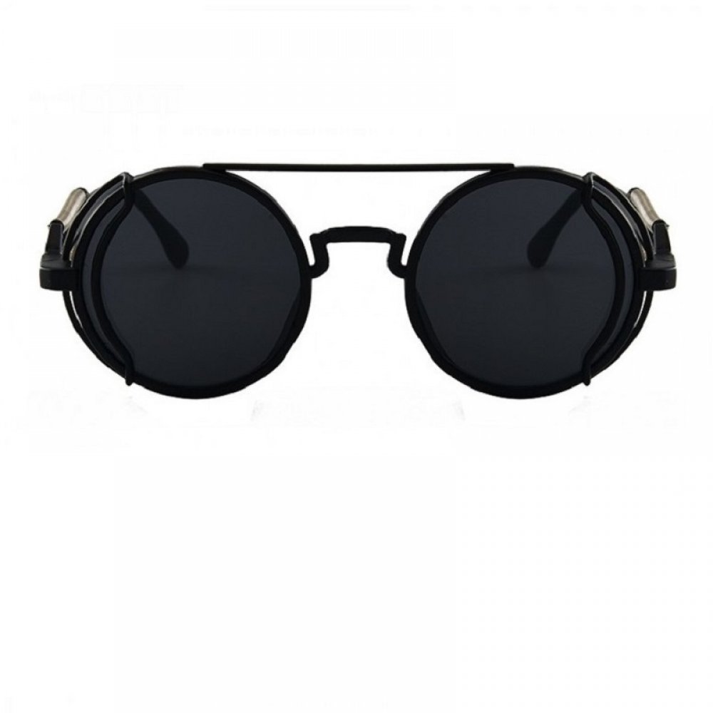 Кръгли черни очила пластмаса и метал 2 Кръгли черни очила пластмаса и метал - Image 2
