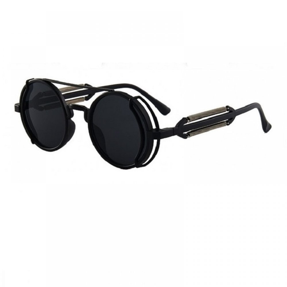 Кръгли черни очила пластмаса и метал 1 Кръгли черни очила пластмаса и метал