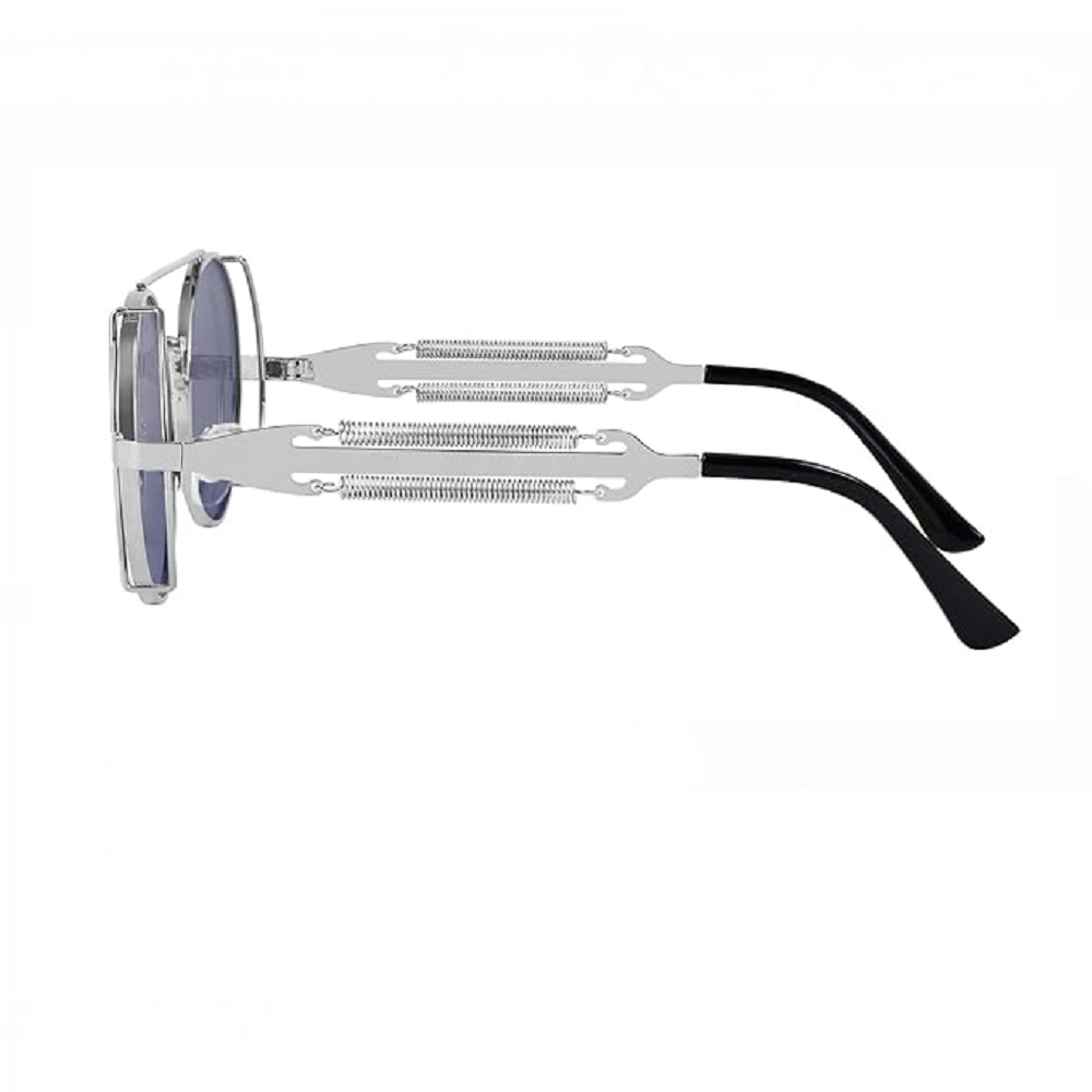 Кръгли сребърни очила розови стъкла 4 Кръгли сребърни очила розови стъкла - Image 4