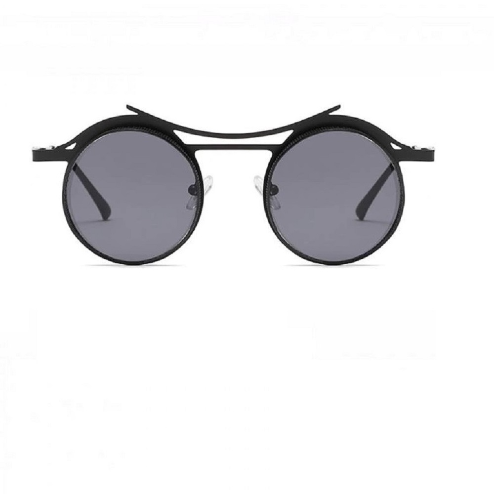Черни футуристични кръгли очила 3 Черни футуристични кръгли очила - Image 3