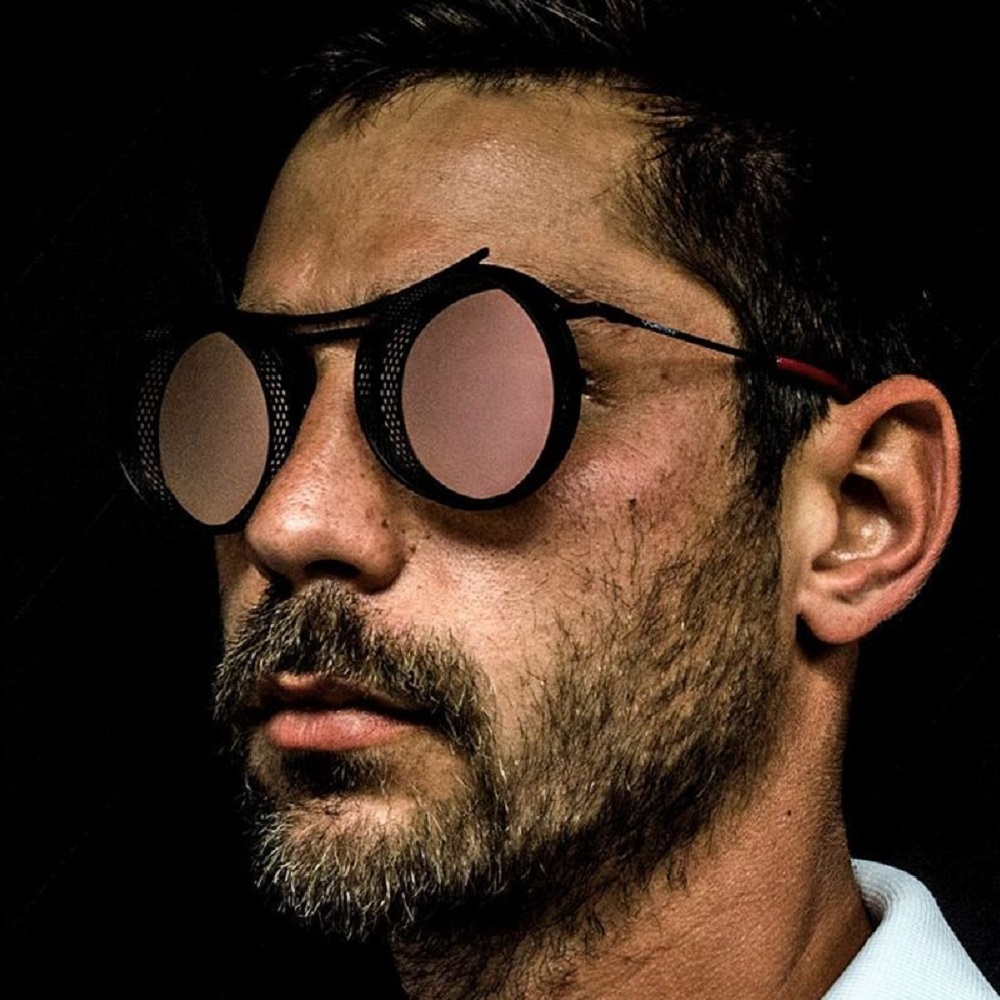 Черни футуристични кръгли очила 2 Черни футуристични кръгли очила - Image 2