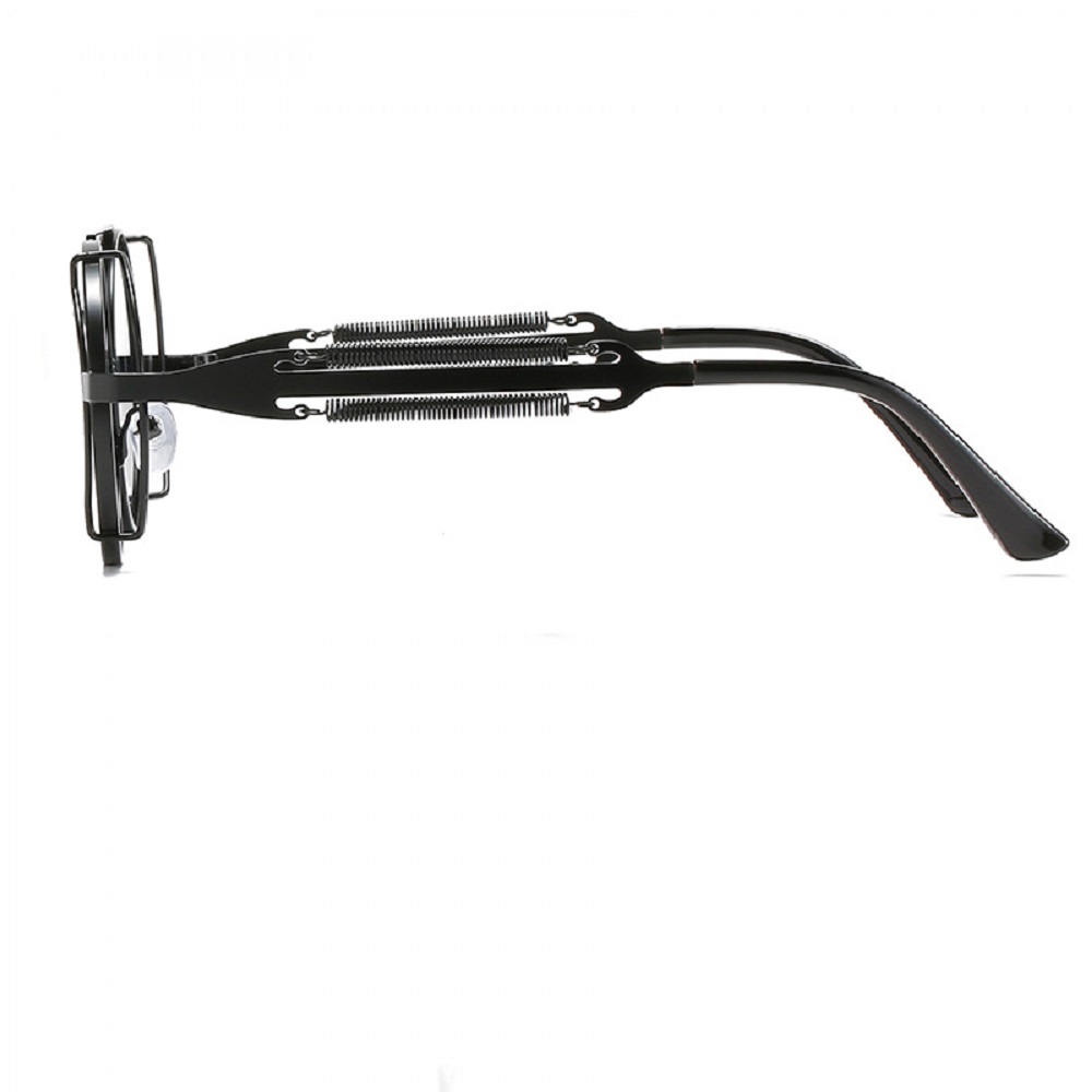 Модерна кръгла рамка черни очила 2 Модерна кръгла рамка черни очила - Image 2