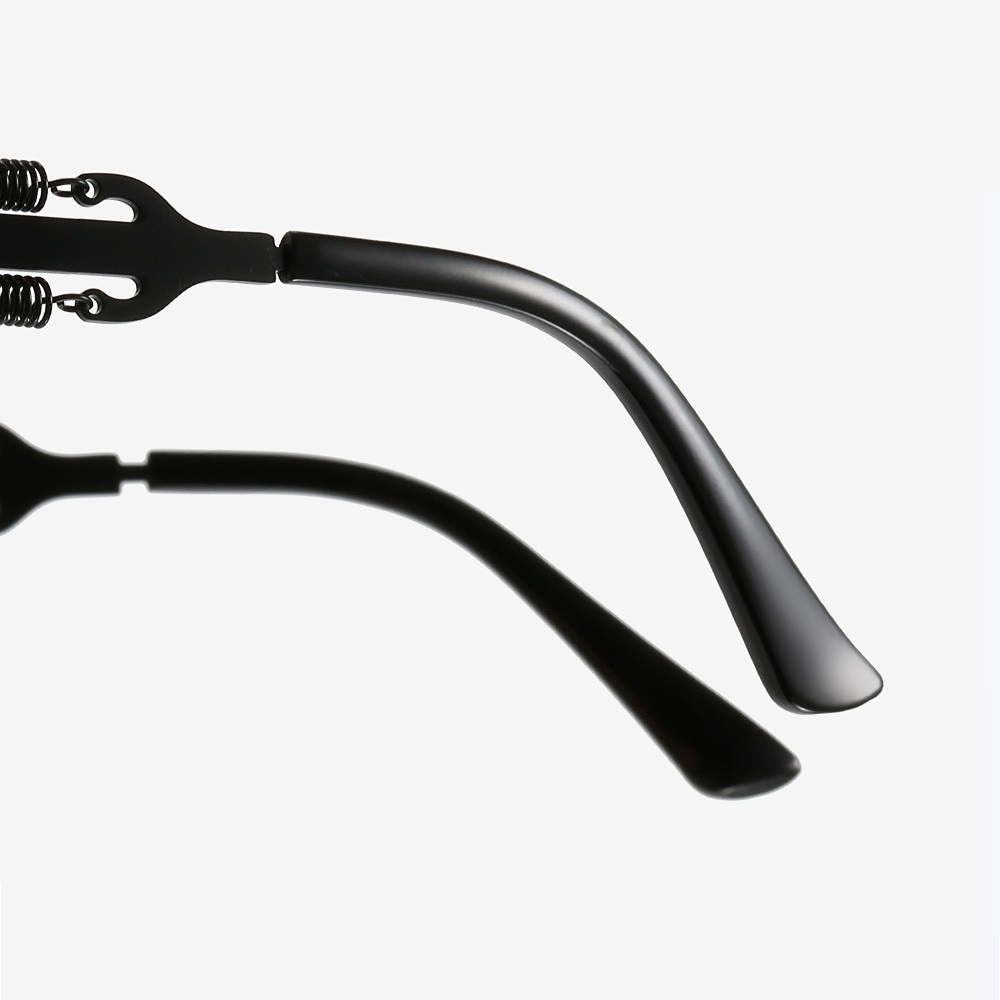 Модерна кръгла рамка черни очила 5 Модерна кръгла рамка черни очила - Image 5