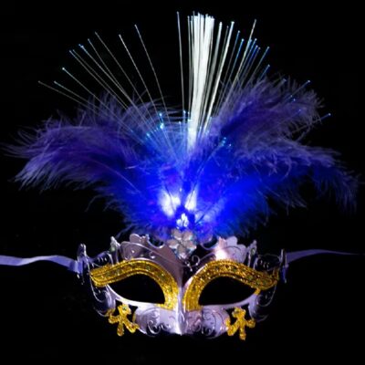 Екстравагантна маска със светлина