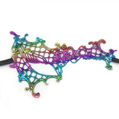 Карнавална маска в два цвята