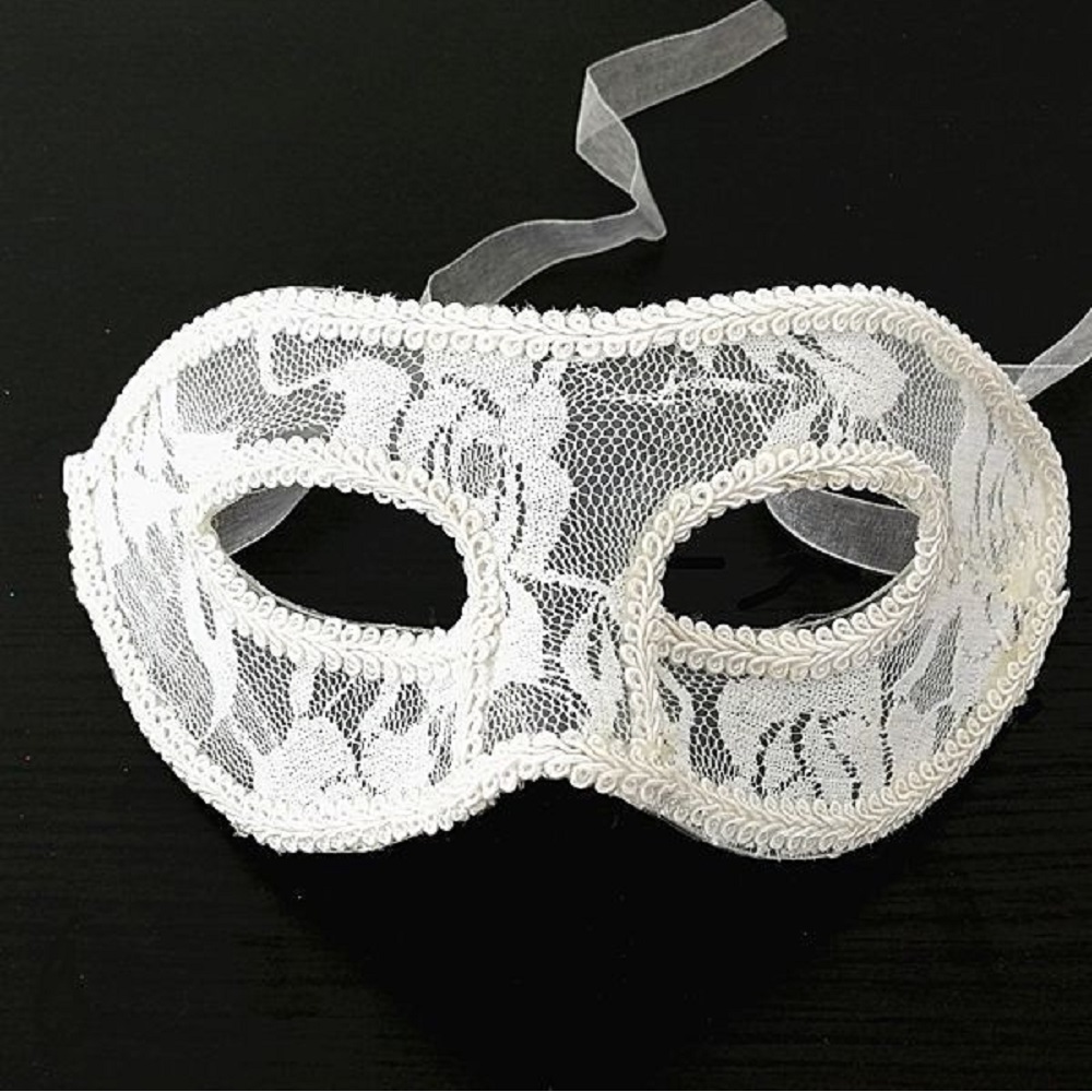 Бяла маска за фирмено парти 2 Бяла маска за фирмено парти - Image 2