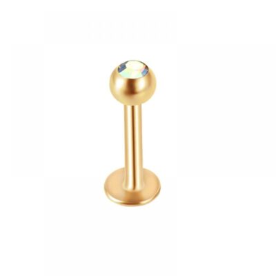 Стоманена златна обица за цял живот