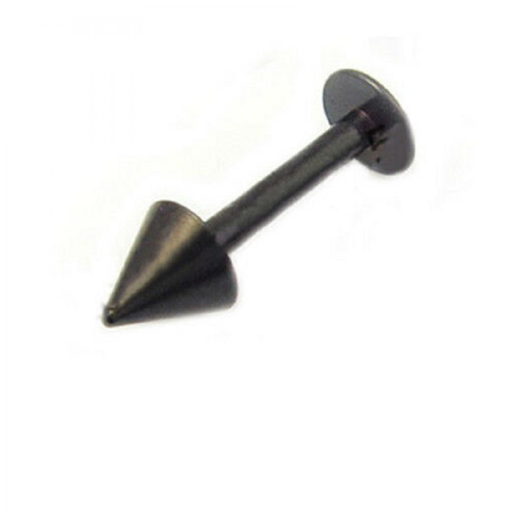 Черен пиърсинг за устни унисекс 2 Черен пиърсинг за устни унисекс - Image 2