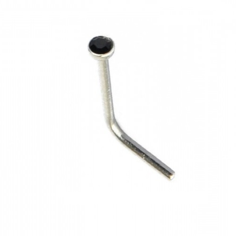 Черен цирконий на носа 1 Черен цирконий на носа