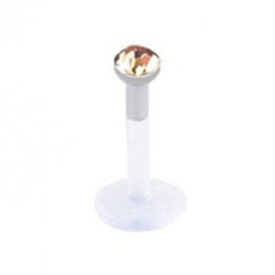 Лабрет от прозрачен силикон