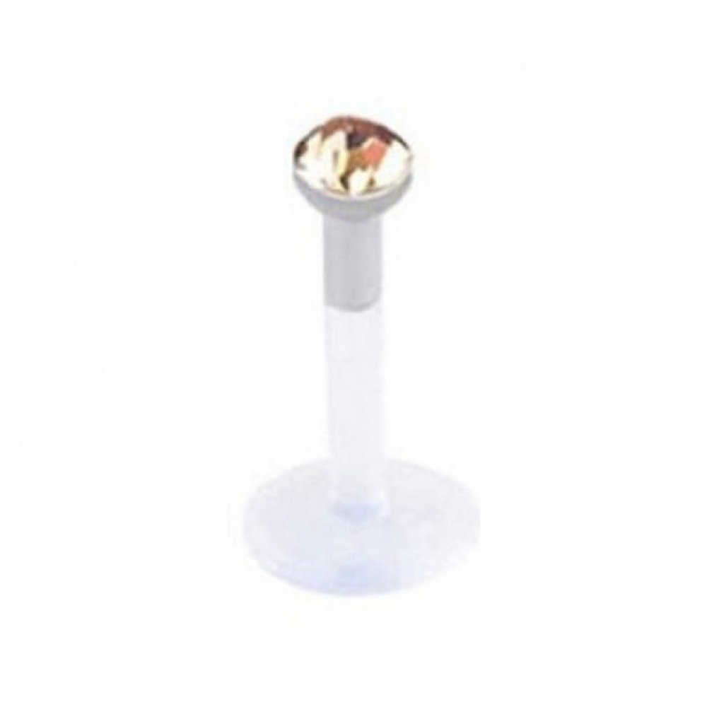 Лабрет от прозрачен силикон 1 Лабрет от прозрачен силикон