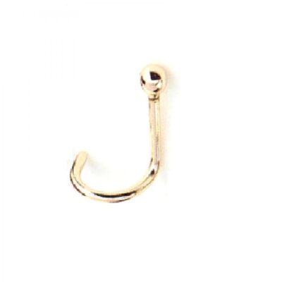 Пиърсинг от стомана бледо жълт