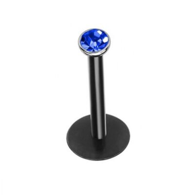 Пиърсинг за устна черен биофлекс