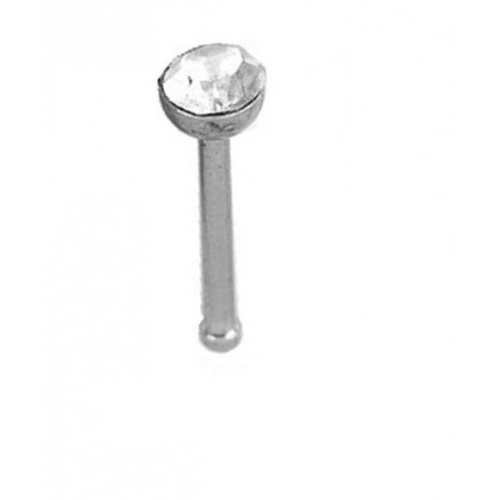 Дамска обица 3 милиметра кристал 1 Дамска обица 3 милиметра кристал