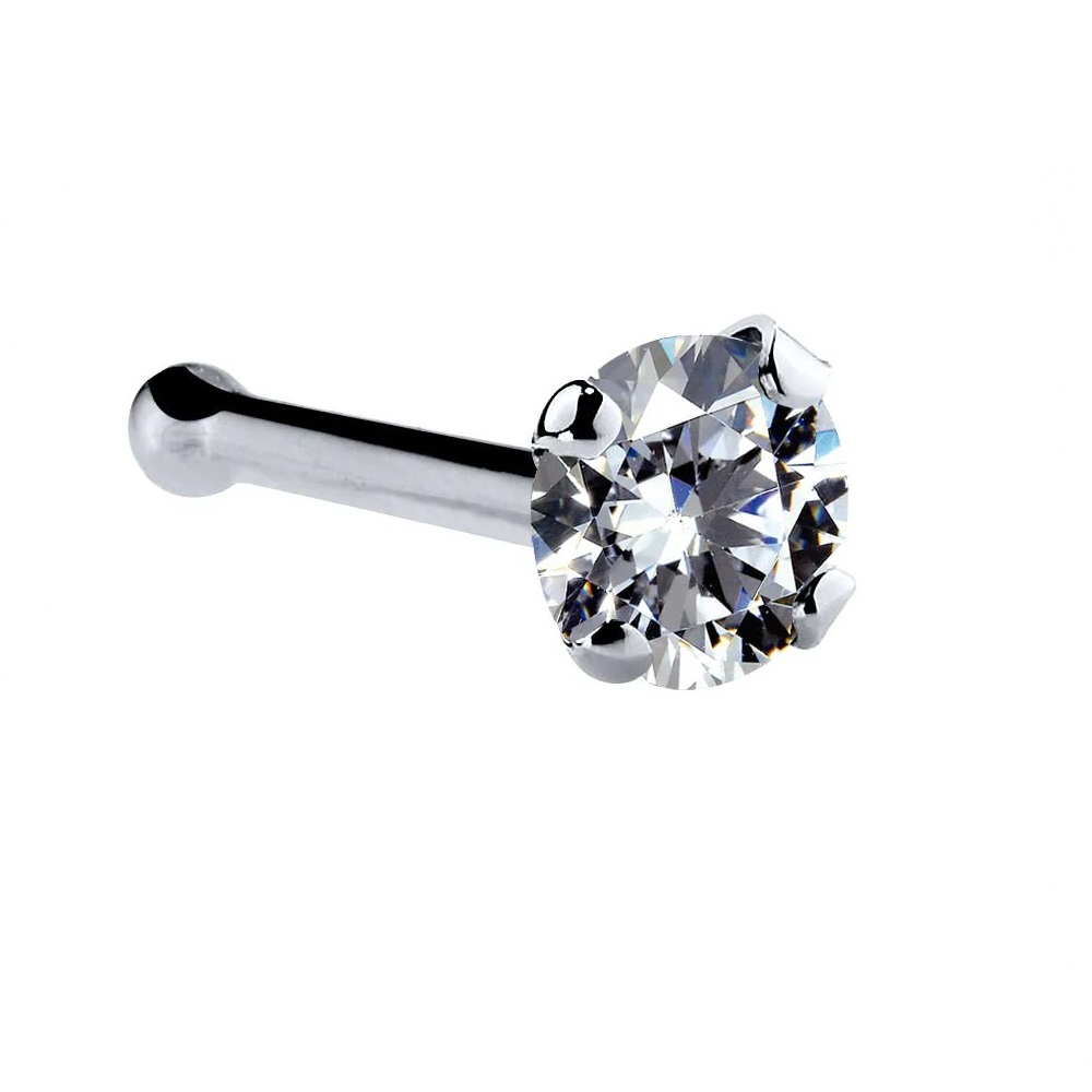 Бял мини пиърсинг на носа 2 Бял мини пиърсинг на носа - Image 2