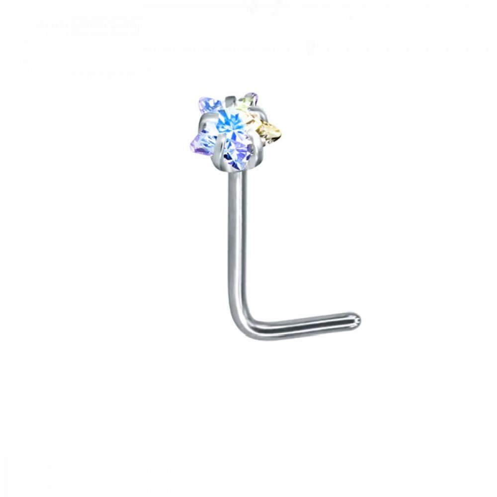 Пиърсинг на нос обици с кристали 1 Пиърсинг на нос обици с кристали
