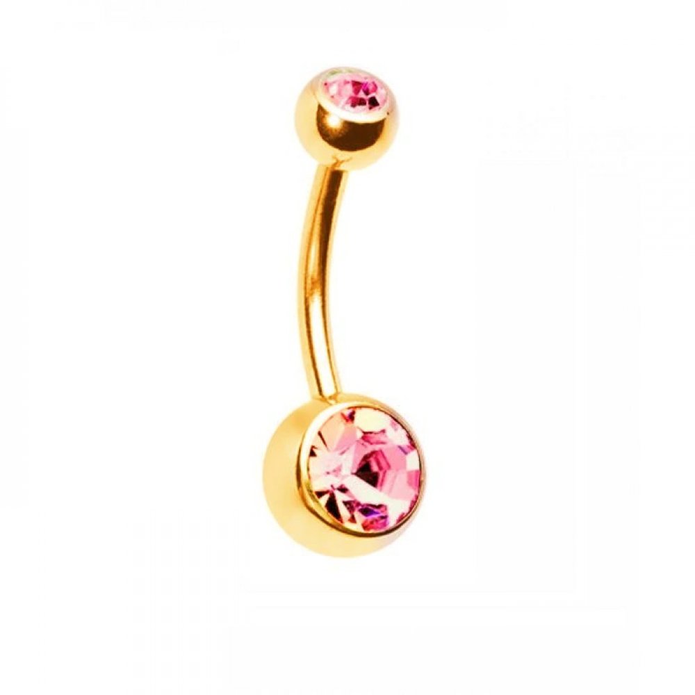 Избери бижу златна обица на пъп 1 Избери бижу златна обица на пъп