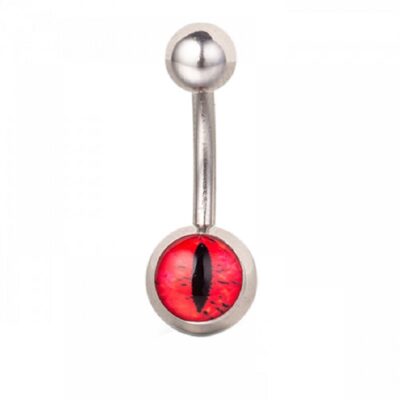 Обица на пъп кърваво око