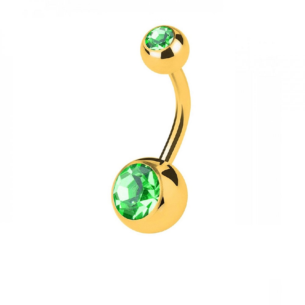 Универсални обици на пъп с кристали 2 Универсални обици на пъп с кристали - Image 2