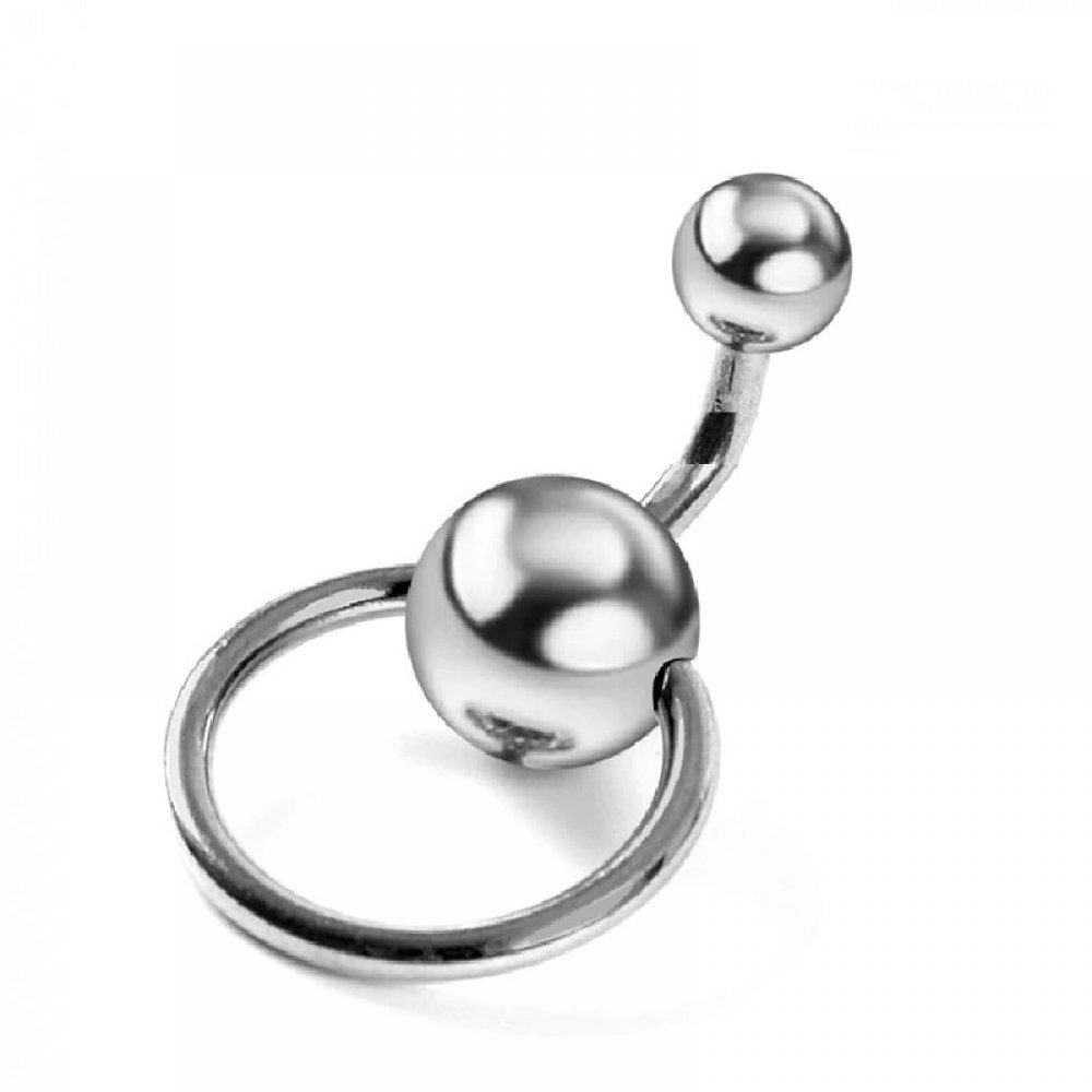 Обица на пъп за къса дупка 2 Обица на пъп за къса дупка - Image 2