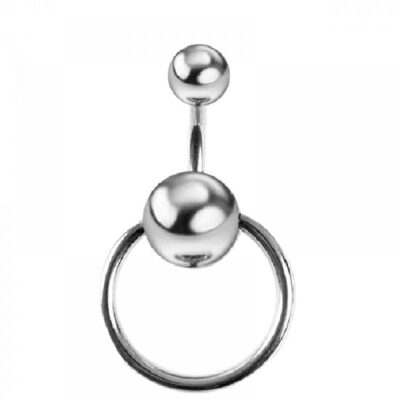 Обица на пъп за къса дупка