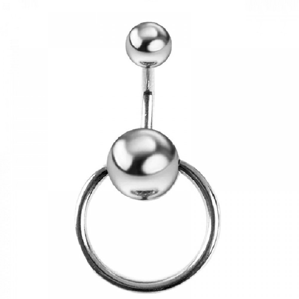 По-къса двойна обица на пъп или ухо 1 По-къса двойна обица на пъп или ухо