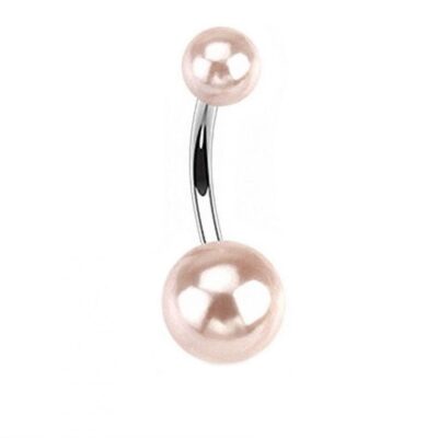 Обица на пъп малки перли