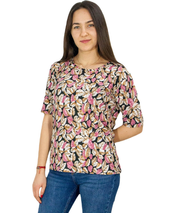 Свободна блуза Цвета с ангора