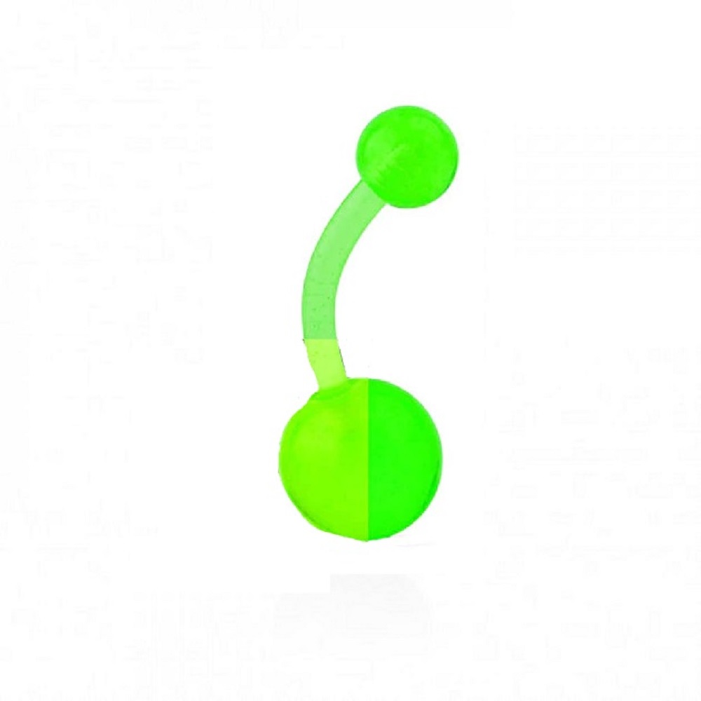 Пиерсинг силикон за пъп неон 1 Пиерсинг силикон за пъп неон