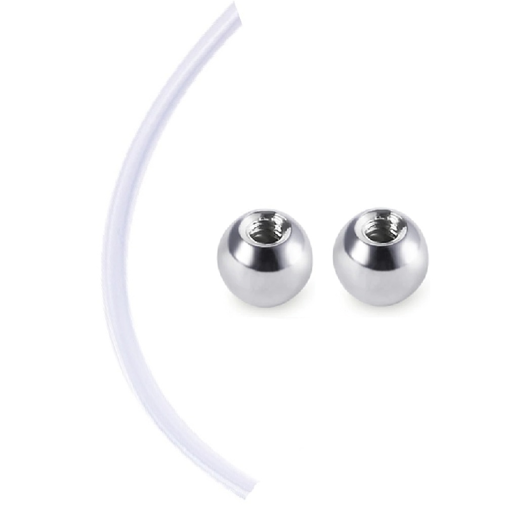 Прозрачни обици избор на дължина 3 Прозрачни обици избор на дължина - Image 3