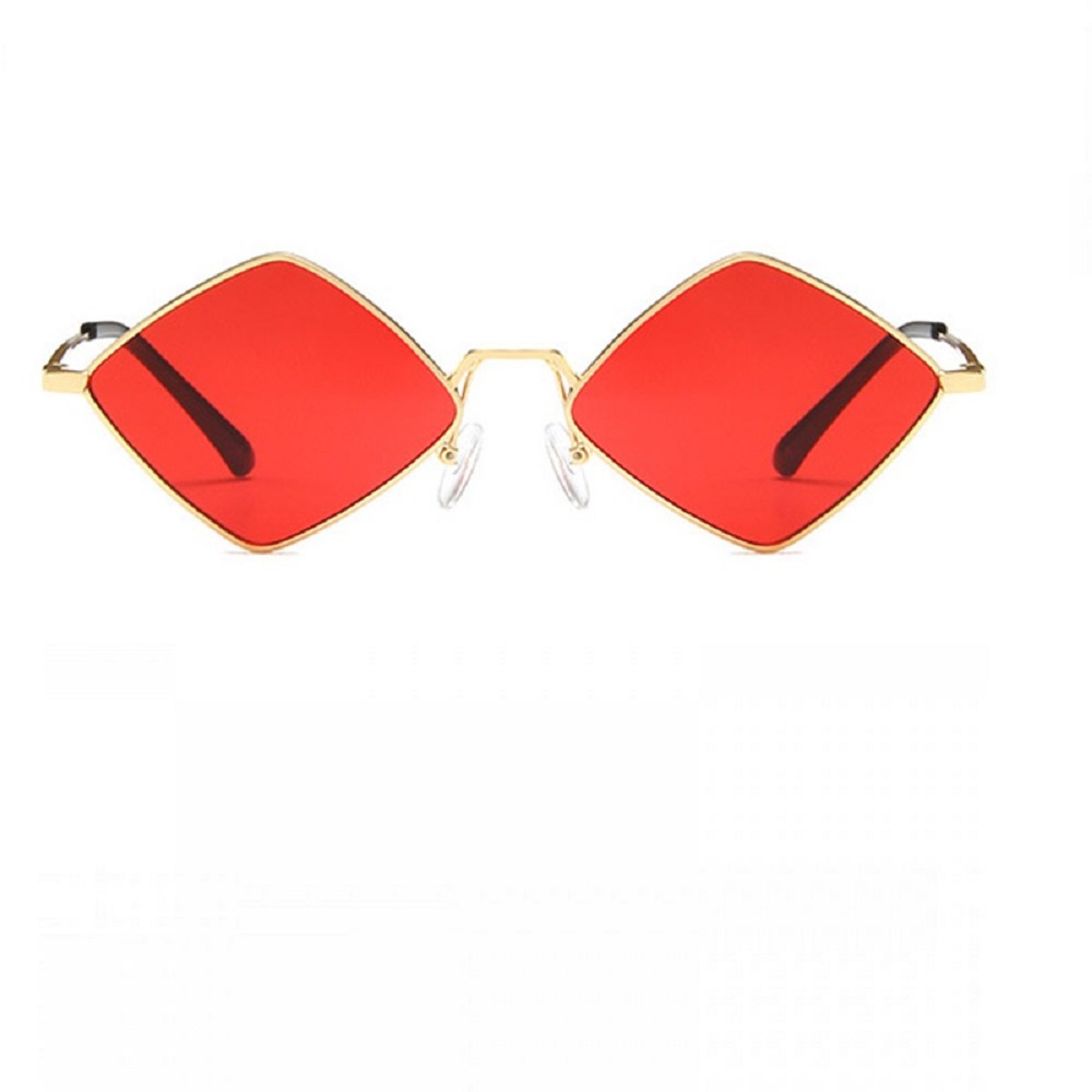 Обърнат ромб червени очила 2 Обърнат ромб червени очила - Image 2