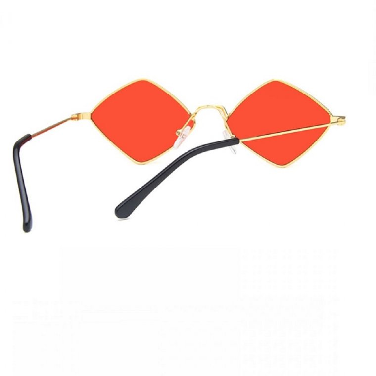 Обърнат ромб червени очила 3 Обърнат ромб червени очила - Image 3