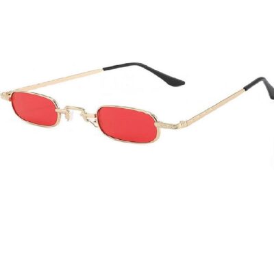 Червени очила с тесни стъкла