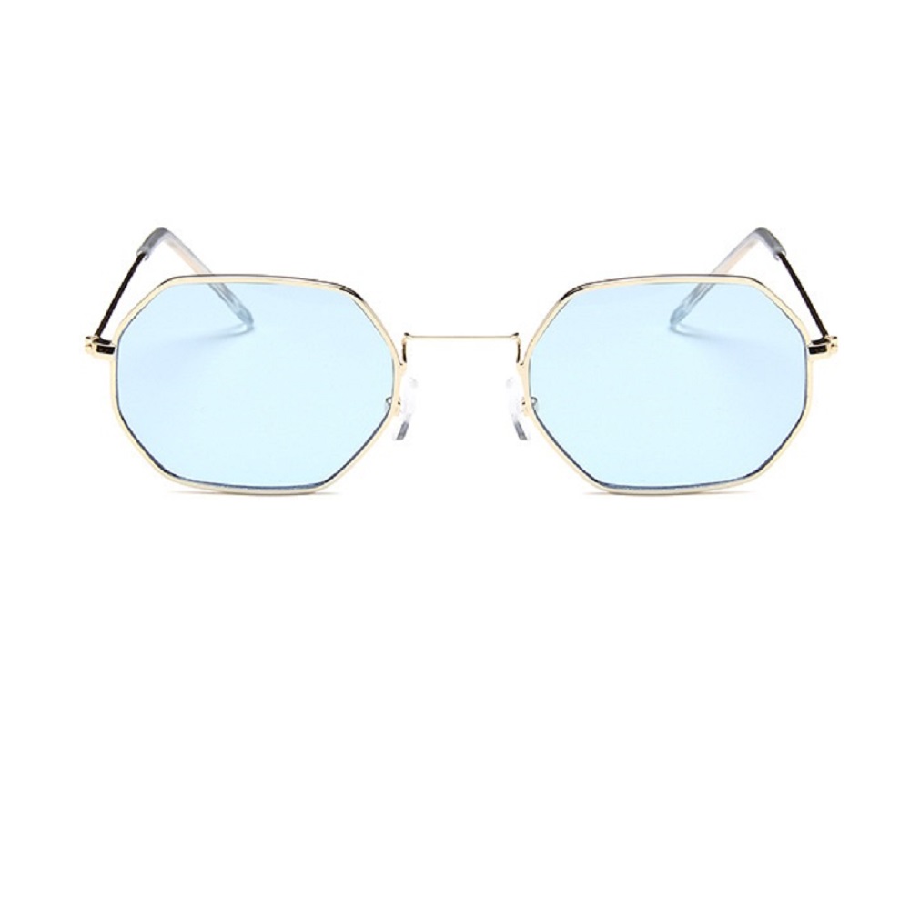 Златни очила сини стъкла 3 Златни очила сини стъкла - Image 3