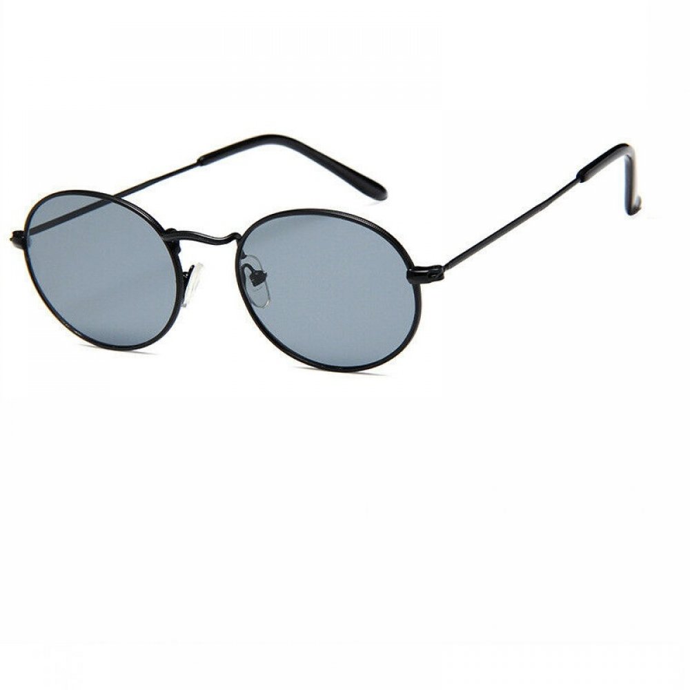 Черни семпли обли слънчеви очила 1 Черни семпли обли слънчеви очила