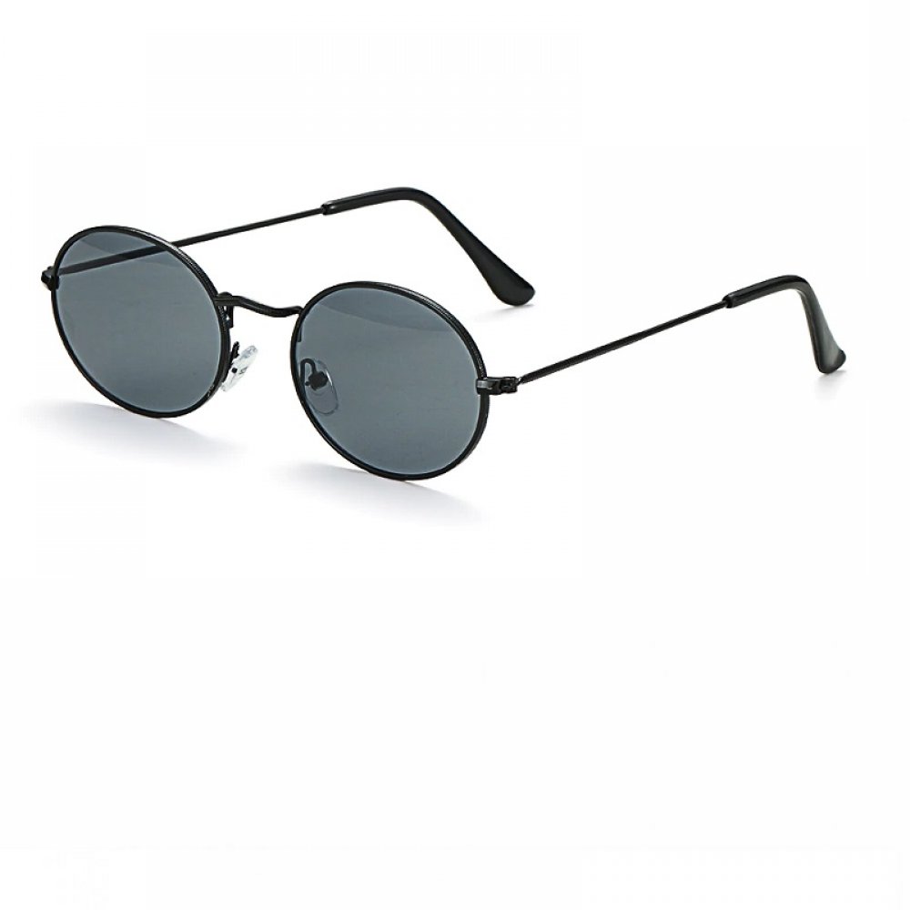 Черни семпли обли слънчеви очила 6 Черни семпли обли слънчеви очила - Image 6